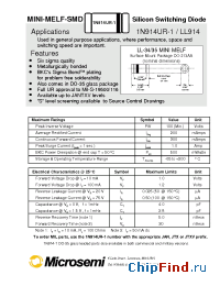 Datasheet JANTXV1N914UR. manufacturer Microsemi